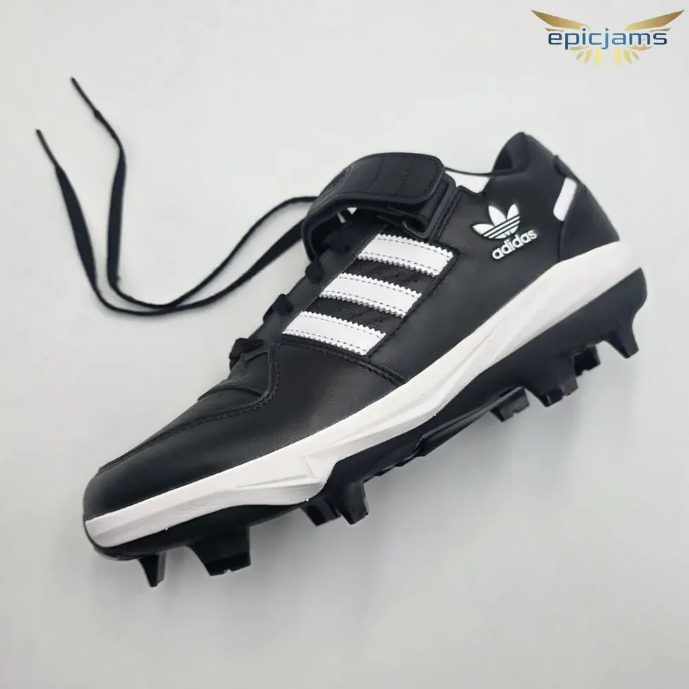 adidas Forum TPU Men's Size 9 Baseball Cleats JR9614 Black White New
